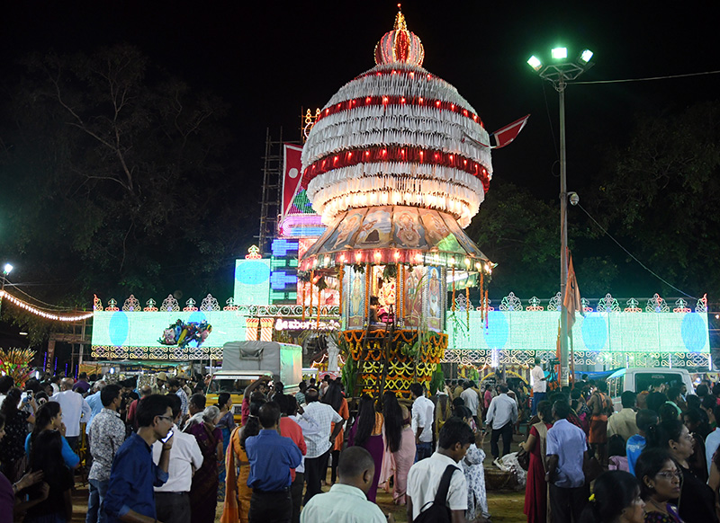 ಮಂಗಳಾದೇವಿಯಲ್ಲಿ ವಿಜಯ ದಶಮಿಯ ರಥೋತ್ಸವದ ಸಡಗರ