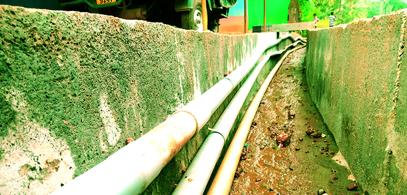 ಕಾರಾಜೆ-ಕೊಳಕೆ ಸಂಪರ್ಕ ಕಲ್ಪಿಸುವ ಒಳ ರಸ್ತೆ-ಒಳಚರಂಡಿ ಕಾಮಗಾರಿ ಅವೈಜ್ಞಾನಿಕ