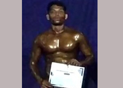 ದೇಹದಾರ್ಡ್ಯ ಮತ್ತು ಭಾರ-ಎತ್ತುವಿಕೆ ಸ್ಪರ್ಧೆ : ಶ್ರೀ ವೈಭವ ನಾಯ್ಕ್ ತೃತೀಯ