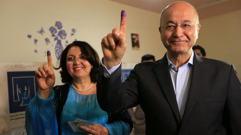 ಇರಾಕ್‌ನ ಮುಂದಿನ ಅಧ್ಯಕ್ಷರಾಗಿ ಬರ್ಹಮ್ ಸಲೀಹ್ ಆಯ್ಕೆ