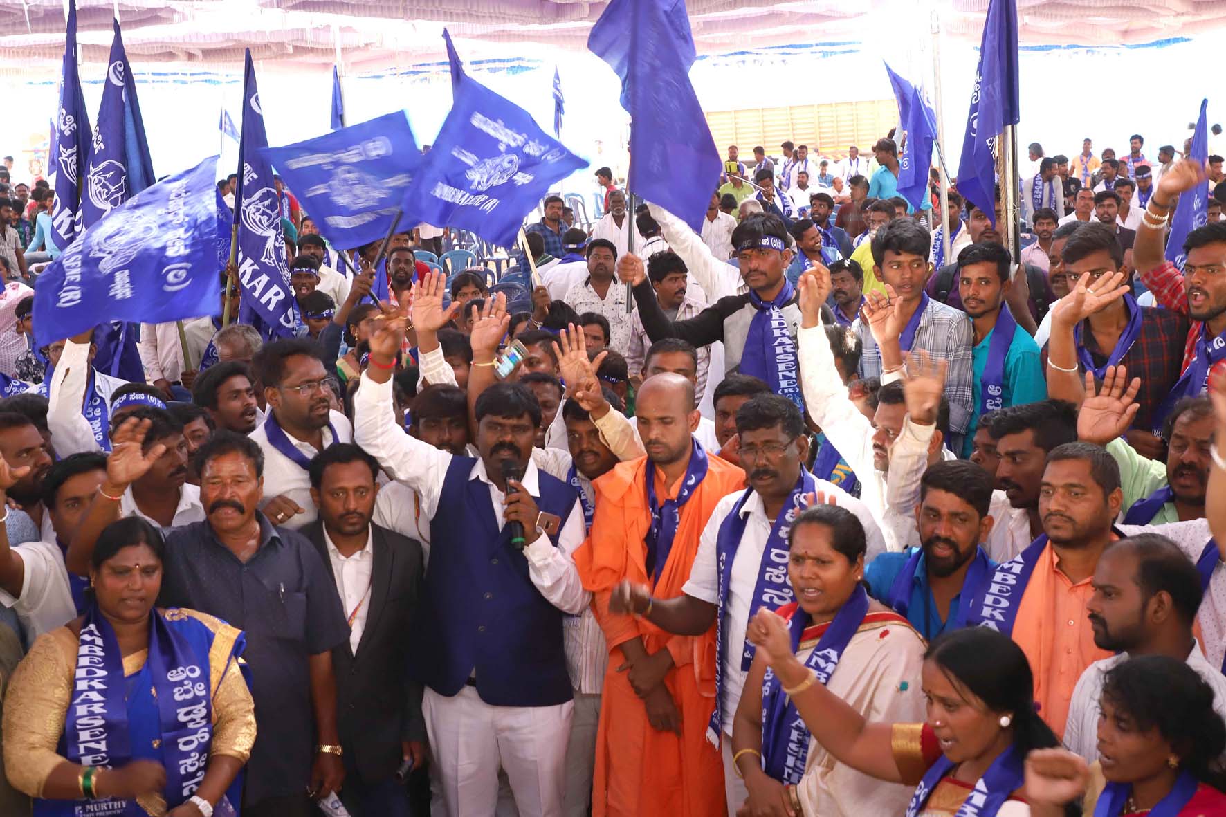 ದಲಿತರ ಮೂಲಭೂತ ಹಕ್ಕುಗಳ ಈಡೇರಿಕೆಗೆ ಆಗ್ರಹ: ಅಂಬೇಡ್ಕರ್ ಸೇನೆಯಿಂದ ವಿಧಾನಸೌಧ ಚಲೋ