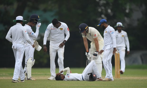 ಬಟ್ಲರ್ ಬಡಿದ ಚೆಂಡು ನಿಸ್ಸಾಂಕ ತಲೆಗೆ ಬಡಿಯಿತು !