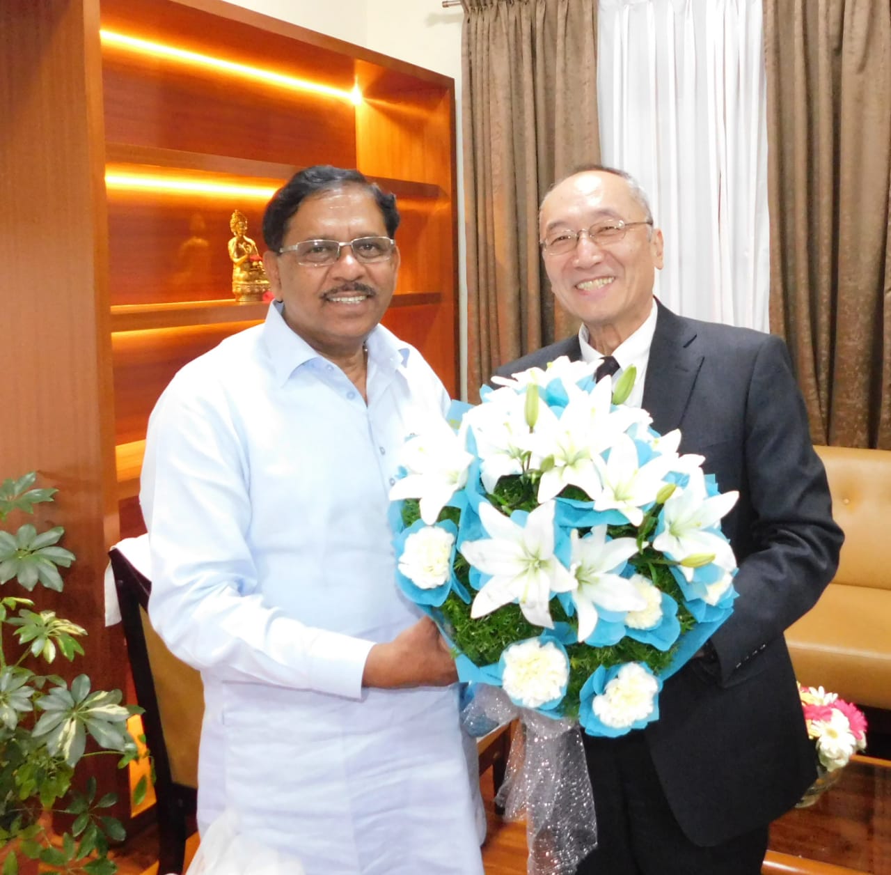 ಜಪಾನೀಸ್ ಟೌನ್‌ಶಿಪ್ ನಿರ್ಮಾಣ‌ ಸಂಬಂಧ ಚರ್ಚೆ ನಡೆಸಿದ ಡಿಸಿಎಂ ಪರಮೇಶ್ವರ್