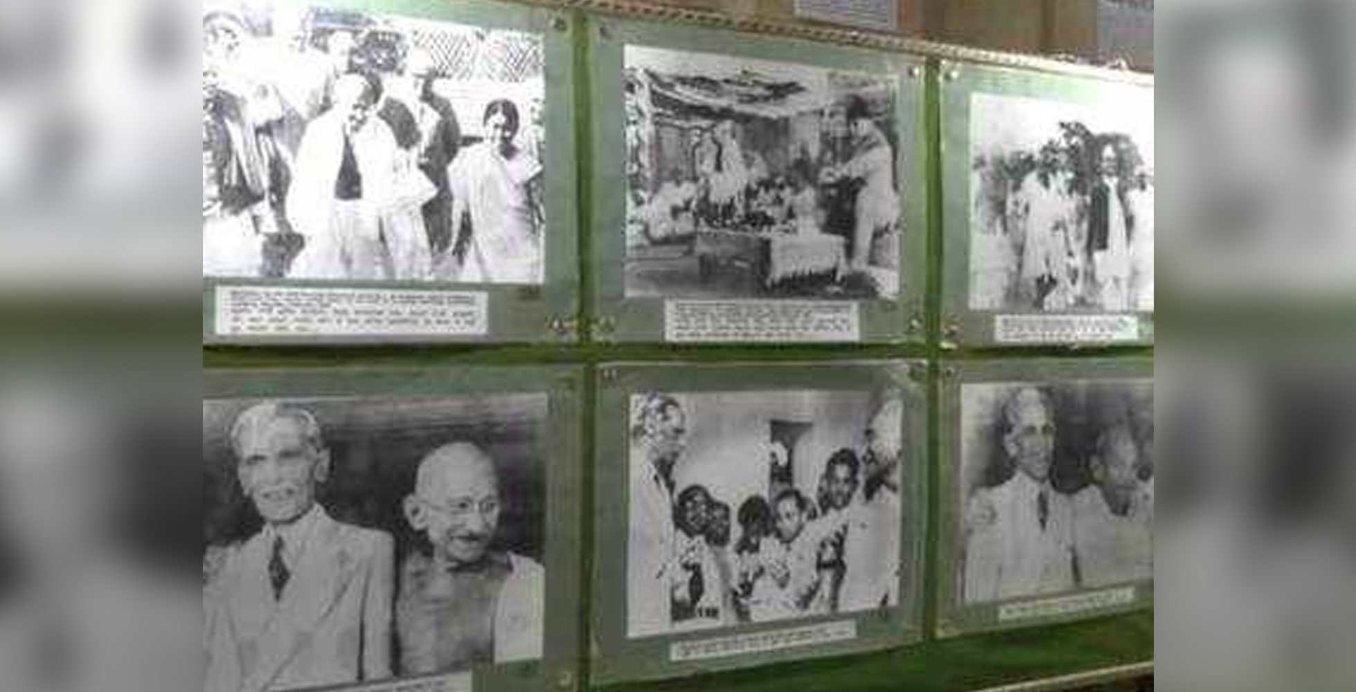 ಗಾಂಧಿ ಫೋಟೋ ಪ್ರದರ್ಶನದಲ್ಲಿ ಜಿನ್ನಾ ಫೋಟೋ: ನೋಟಿಸ್ ಜಾರಿ