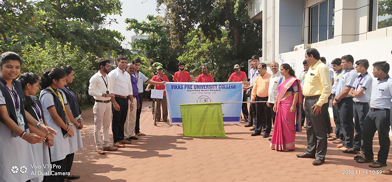 10ನೇ ಸ್ವಯಂ ಪ್ರೇರಿತ ಜನಜಾಗೃತಿ ಸೈಕಲ್ ಜಾಥಾಗೆ ಚಾಲನೆ