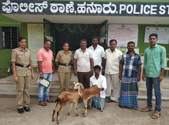 ಹನೂರು: ಮೇಕೆ ಕದ್ದು ಮಾರಾಟ ಮಾಡಲು ಯತ್ನಿಸಿದ ವ್ಯಕ್ತಿಯ ಬಂಧನ