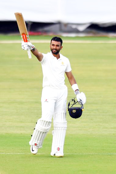 ಸಿದ್ಧಾರ್ಥ್ ಶತಕ: ಕರ್ನಾಟಕ 263/4