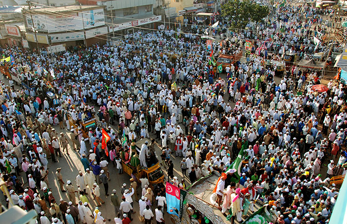 ದಾವಣಗೆರೆ: ಸಂಭ್ರಮ ಸಡಗರದ ಈದ್ ಮಿಲಾದ್ ಆಚರಣೆ