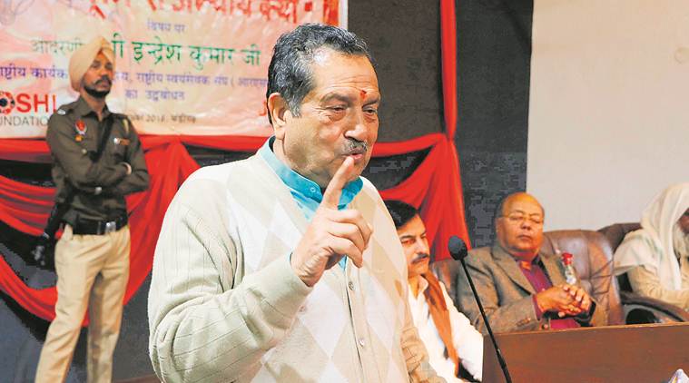 ಅಯೋಧ್ಯೆ ತೀರ್ಪು ವಿಳಂಬಕ್ಕೆ ಸುಪ್ರೀಂಕೋರ್ಟ್ ವಿರುದ್ಧ ಆರ್‌ಎಸ್‌ಎಸ್ ಮುಖಂಡ ಇಂದ್ರೇಶ್ ಕುಮಾರ್ ವಾಗ್ದಾಳಿ