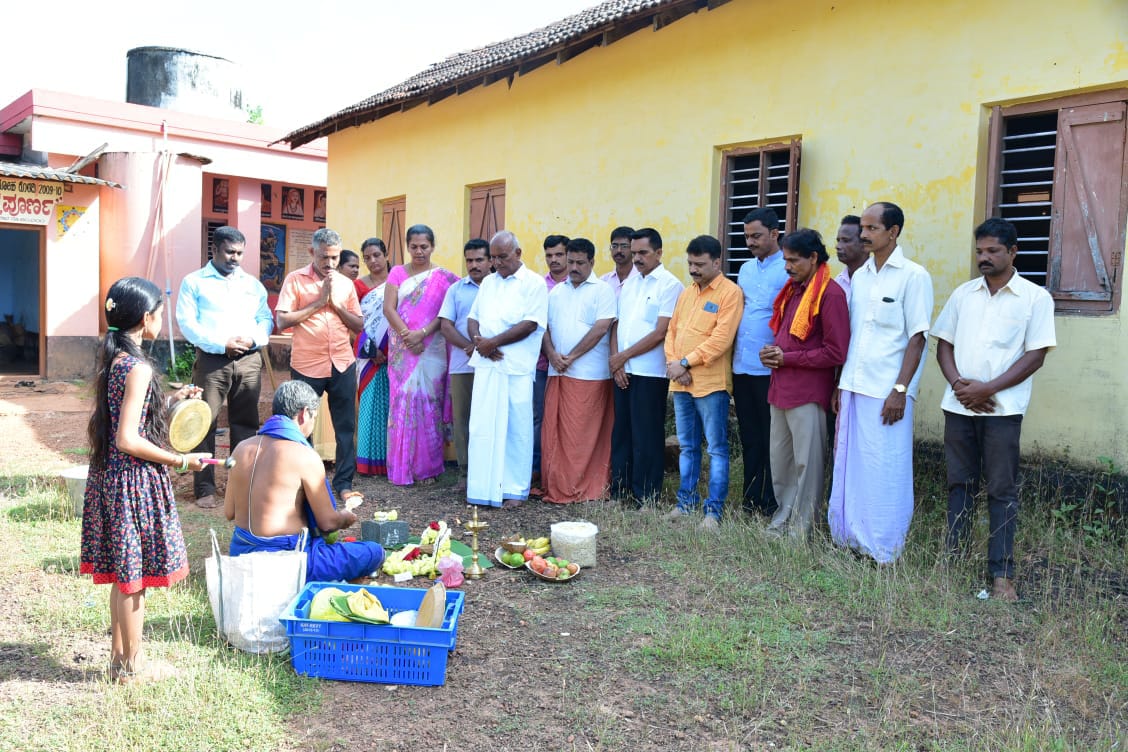 ಚೆನ್ನೈತ್ತೋಡಿ ಸರಕಾರಿ ಶಾಲೆ: ಅನ್ನಪೂರ್ಣ ಭೋಜನ ಶಾಲೆ ನಿರ್ಮಾಣಕ್ಕೆ ಶಿಲಾನ್ಯಾಸ