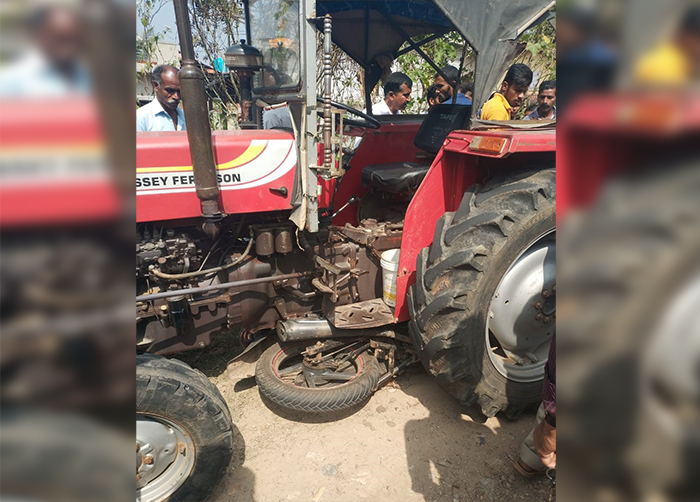 ಚಿಕ್ಕಮಗಳೂರು: ಟ್ರ್ಯಾಕ್ಟರ್-ಬೈಕ್ ಮುಖಾಮುಖಿ ಢಿಕ್ಕಿ; ಶಾಲಾ ಬಾಲಕ ಮೃತ್ಯು