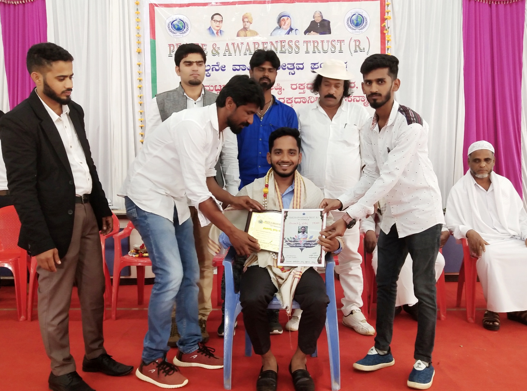 ಆಶಿಕ್ ಕುಕ್ಕಾಜೆಗೆ ‘ಸೇವಾ ರತ್ನ’ ಪ್ರಶಸ್ತಿ ಪ್ರದಾನ