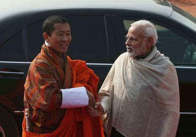 ಭಾರತದಿಂದ ಭೂತಾನ್ ಗೆ 4,500 ಕೊ.ರೂ.ಆರ್ಥಿಕ ನೆರವು ಘೋಷಣೆ