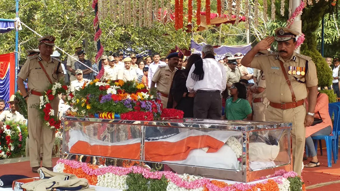 ಹಿರಿಯ ಐಪಿಎಸ್ ಅಧಿಕಾರಿ ಮಧುಕರ್ ಶೆಟ್ಟಿಗೆ ಅಂತಿಮ ನಮನ