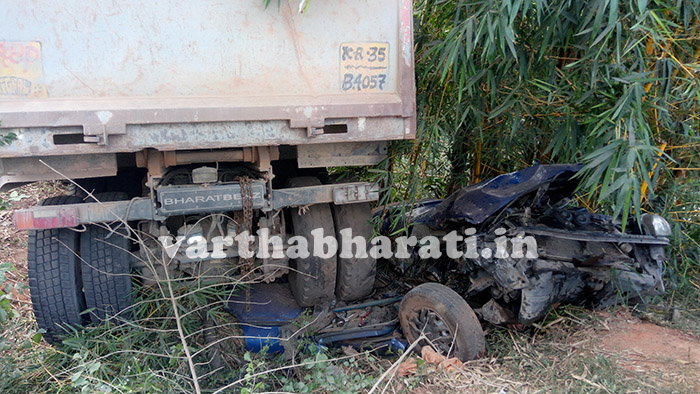 ಸಕಲೇಶಪುರ: ಟಿಪ್ಪರ್-ಕಾರು ನಡುವೆ ಅಪಘಾತ; ಇಬ್ಬರು ಯುವಕರು ಮೃತ್ಯು