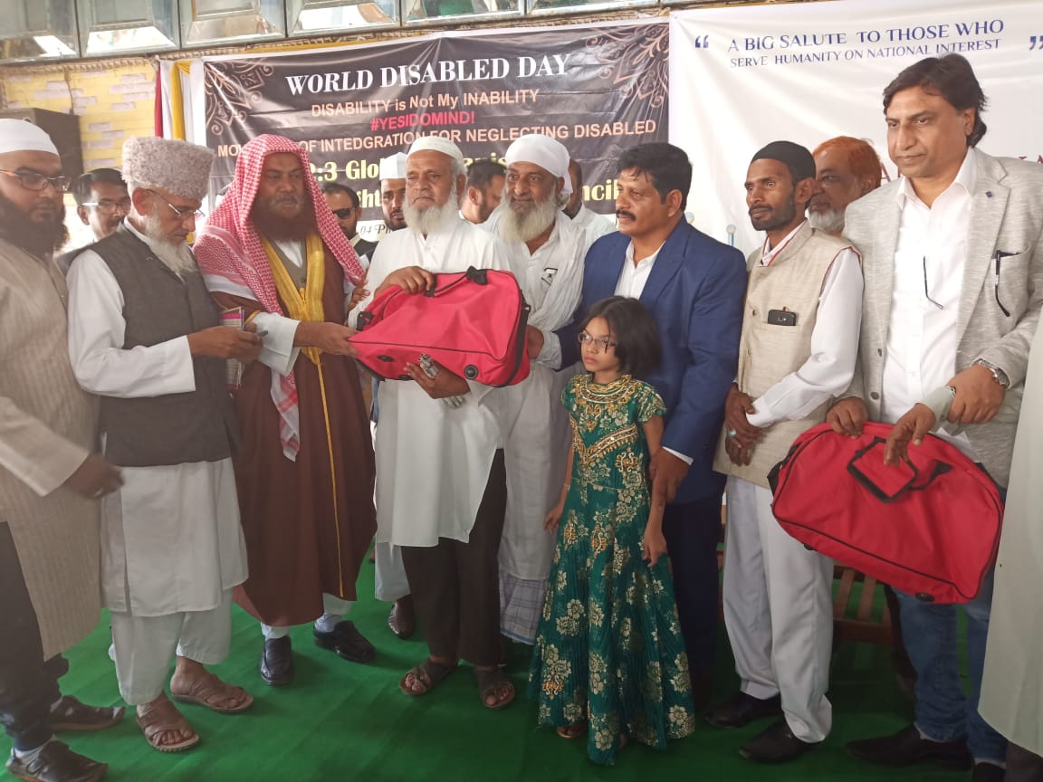 ವಿಕಲಚೇತನರಲ್ಲಿ ನೈತಿಕ ಸ್ಥೈರ್ಯ ತುಂಬುವ ಅಗತ್ಯವಿದೆ: ಜನ ಸದ್ಭಾವನಾ ಸಂಘಟನೆ ಮುಖ್ಯಸ್ಥ ಫೈಝ್ ಅಕ್ರಮ್ ಪಾಷ