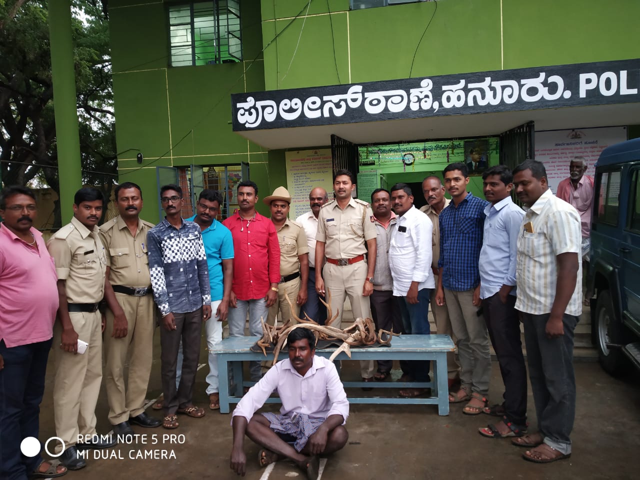 ಹನೂರು: ಜಿಂಕೆ ಕೊಂಬುಗಳನ್ನು ಸಂಗ್ರಹಿಸಿದ್ದ ವ್ಯಕ್ತಿ ಬಂಧನ