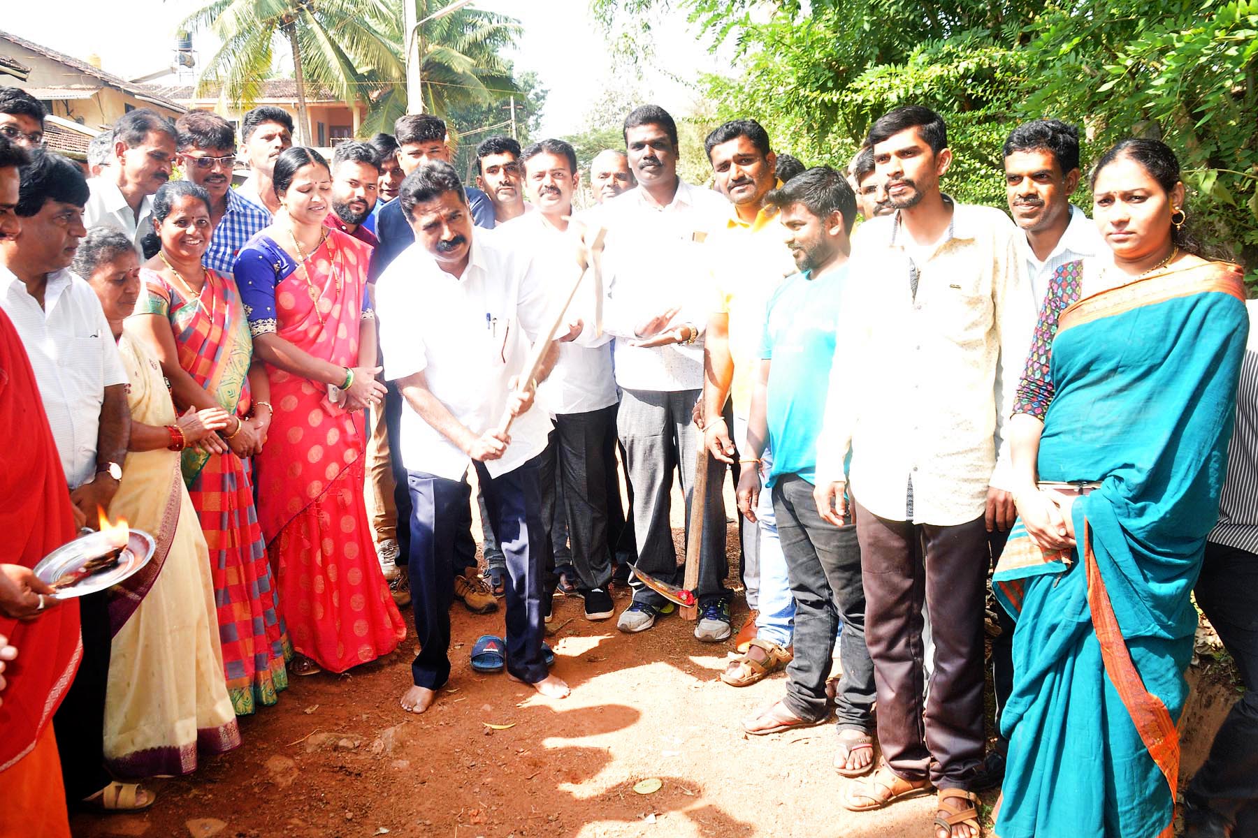 29.95 ಕೋ.ರೂ. ವೆಚ್ಚದ ಕಾಮಗಾರಿಗೆ ಶಾಸಕ ಹಾಲಪ್ಪ ಶಂಕುಸ್ಥಾಪನೆ