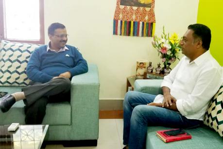 ಕೇಜ್ರಿವಾಲ್‌ರನ್ನು  ಭೇಟಿಯಾದ ಪ್ರಕಾಶ್ ರೈ