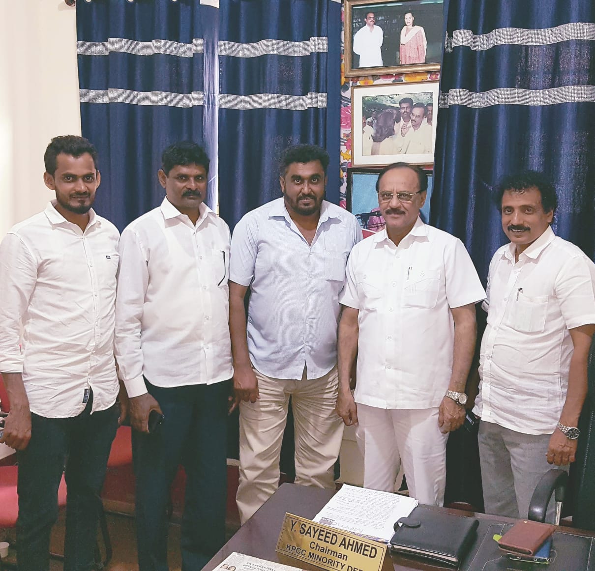 ದ.ಕ ಅಲ್ಪಸಂಖ್ಯಾತರ ನಿಯೋಗದಿಂದ ಕೆಪಿಸಿಸಿ ಅಲ್ಪಸಂಖ್ಯಾತ ಸಮಿತಿ ಅಧ್ಯಕ್ಷರ ಭೇಟಿ