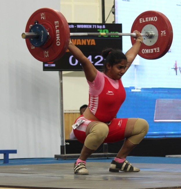 ಖೇಲೋ ಭಾರತ್ ರಾಷ್ಟ್ರಮಟ್ಟದ ವೇಟ್‍ಲಿಫ್ಟಿಂಗ್ ಚಾಂಪಿಯನ್‍ಶಿಪ್ : ಆಳ್ವಾಸ್‍ನ ಲಾವಣ್ಯ ರೈಗೆ ಬೆಳ್ಳಿ