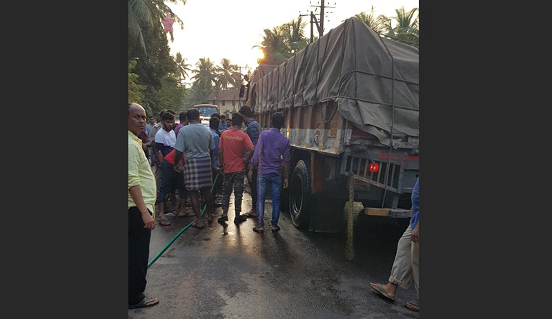 ಬಸ್ರೂರು: ಲಾರಿ - ಸ್ಕೂಟರ್ ಢಿಕ್ಕಿ: ಮಹಿಳೆ ಮೃತ್ಯು