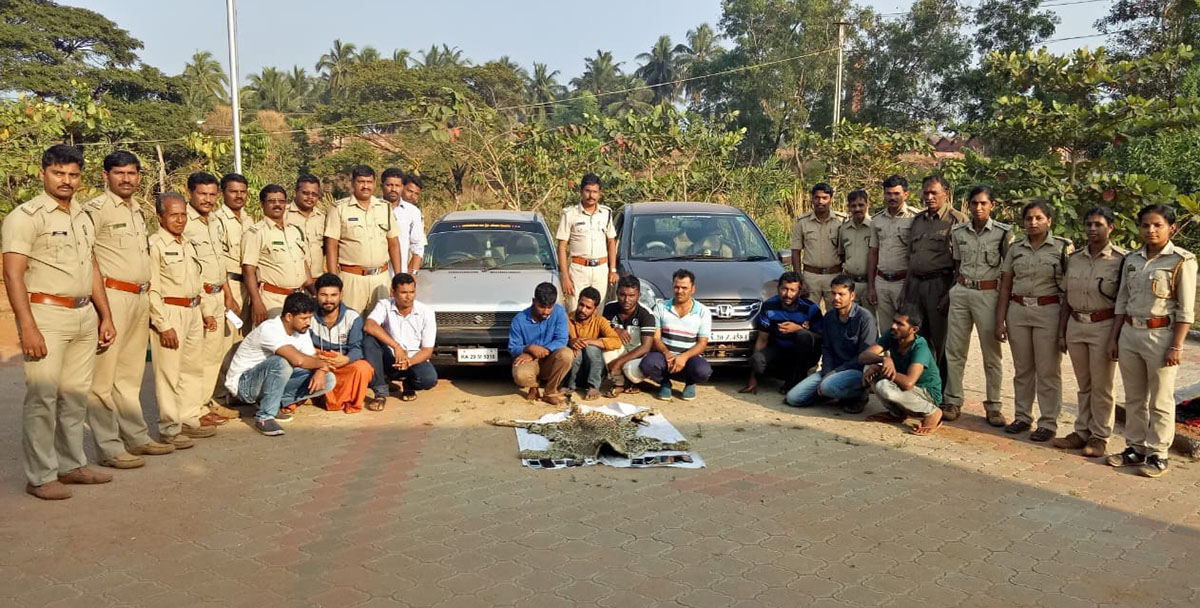 ಕುಂದಾಪುರ: ಚಿರತೆ ಚರ್ಮ ಮಾರಾಟ ಯತ್ನ; 10 ಮಂದಿ ಬಂಧನ