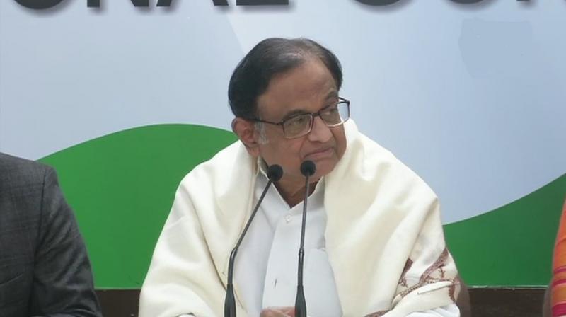 ಕೇಂದ್ರ ಸರಕಾರ ದೇಶದ ಭದ್ರತೆಯೊಂದಿಗೆ ರಾಜಿ ಮಾಡಿಕೊಂಡಿದೆ: ಪಿ. ಚಿದಂಬರಂ