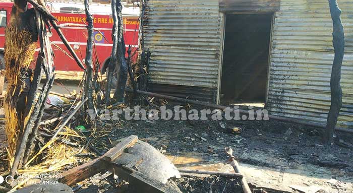ಗುಡಿಸಲಿಗೆ ಆಕಸ್ಮಿಕ ಬೆಂಕಿ: ಯುವತಿ ಸಜೀವ ದಹನ
