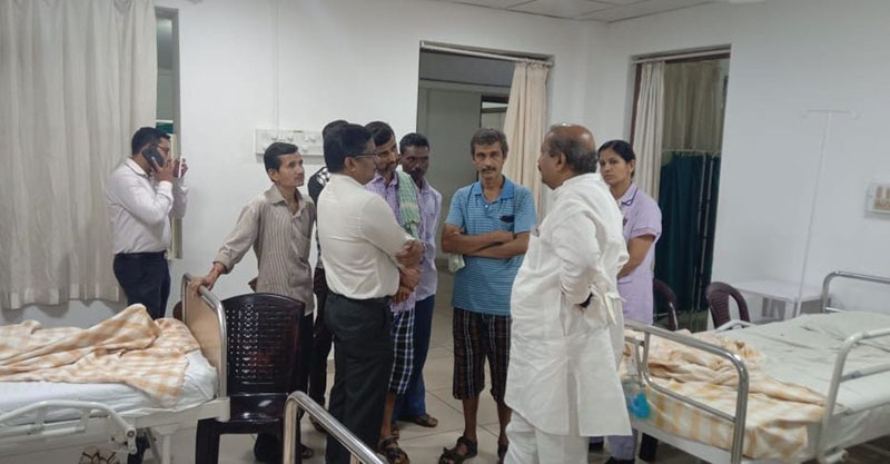 ಮಂಗನ ಕಾಯಿಲೆ: ಮಣಿಪಾಲ ಆಸ್ಪತ್ರೆಗೆ ರಘುಪತಿ ಭಟ್ ಭೇಟಿ