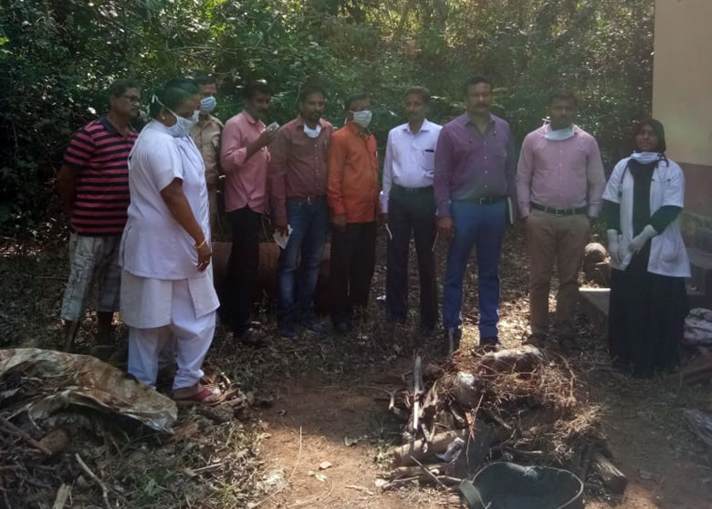 ನೀರುಡೆ ಬಳ್ಳಾಲಬೈಲು: ನೀರಿನ ಡ್ರಂನೊಳಗೆ ಮಂಗನ ಶವ ಪತ್ತೆ