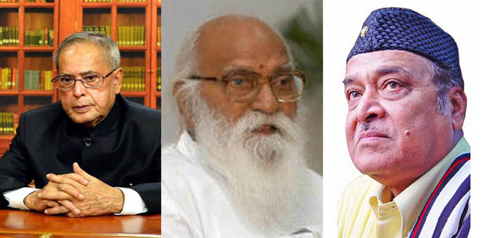 ಪ್ರಣವ್ ಮುಖರ್ಜಿ, ನಾನಾಜಿ ದೇಶ್ ಮುಖ್, ಭೂಪೆನ್ ಹಝಾರಿಕ ಗೆ ಭಾರತ ರತ್ನ