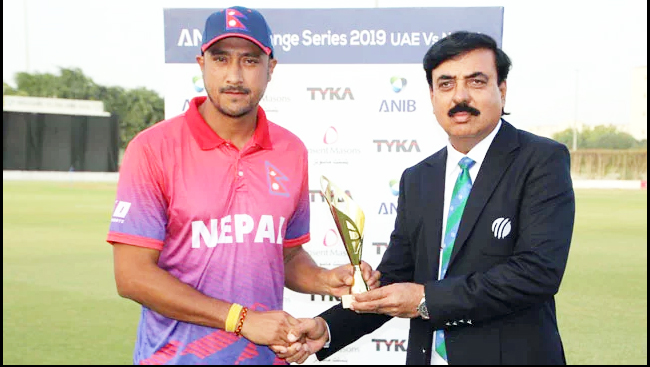 ಪಾರಸ್ ಖಡ್ಕಾ ಚೊಚ್ಚಲ ಶತಕ: ನೇಪಾಳಕ್ಕೆ ಪ್ರಥಮ ಸರಣಿ ವಿಜಯ