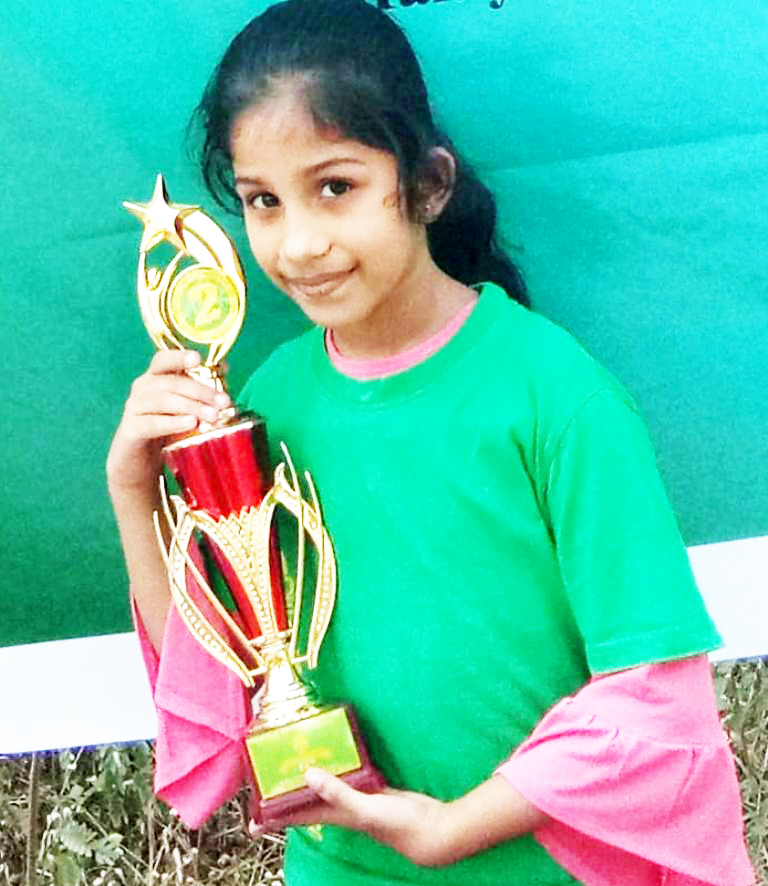 ರಾಷ್ಟ್ರಮಟ್ಟದ ಅಬಾಕಸ್ ಪರೀಕ್ಷೆ: ಶ್ರೀನಿಧಿಗೆ ಪ್ರಥಮ ಸ್ಥಾನ