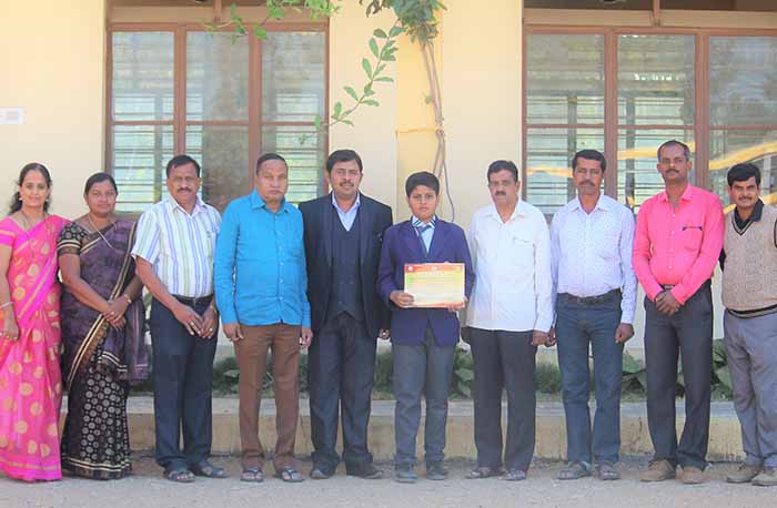 ಇನ್‍ಸ್ಪೈರ್ ಅವಾರ್ಡ್ ಸ್ಪರ್ಧೆಯಲ್ಲಿ ರಾಷ್ಟ್ರಮಟ್ಟಕ್ಕೆ ಆಯ್ಕೆ