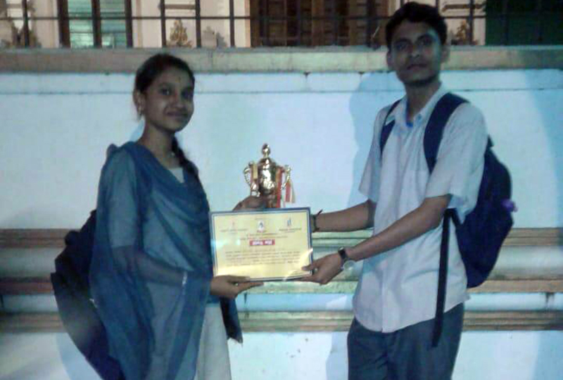 ಅಂತರ್ ಕಾಲೇಜು ಚರ್ಚಾ ಸ್ಪರ್ಧೆ: ಬಿಬಿಎಂಪಿ ಕಾಲೇಜಿನ ವಿದ್ಯಾರ್ಥಿನಿಗೆ ಬಹುಮಾನ