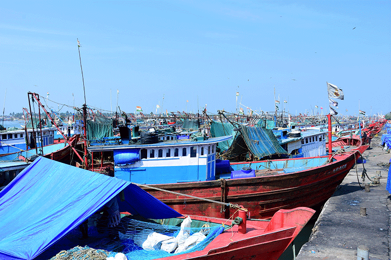 ಮೀನುಗಾರರ ನಾಪತ್ತೆ ಪ್ರಕರಣ: ಮಂಗಳೂರು ದಕ್ಕೆಯಲ್ಲಿ ಮೀನುಗಾರಿಕೆ ಬಂದ್