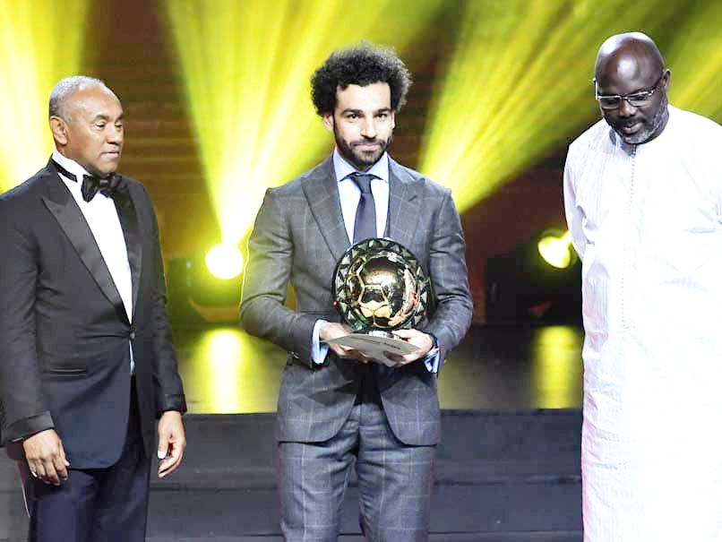 ವರ್ಷದ ಆಫ್ರಿಕ ಆಟಗಾರ ಪ್ರಶಸ್ತಿ ಉಳಿಸಿಕೊಂಡ ಸಲಾಹ್