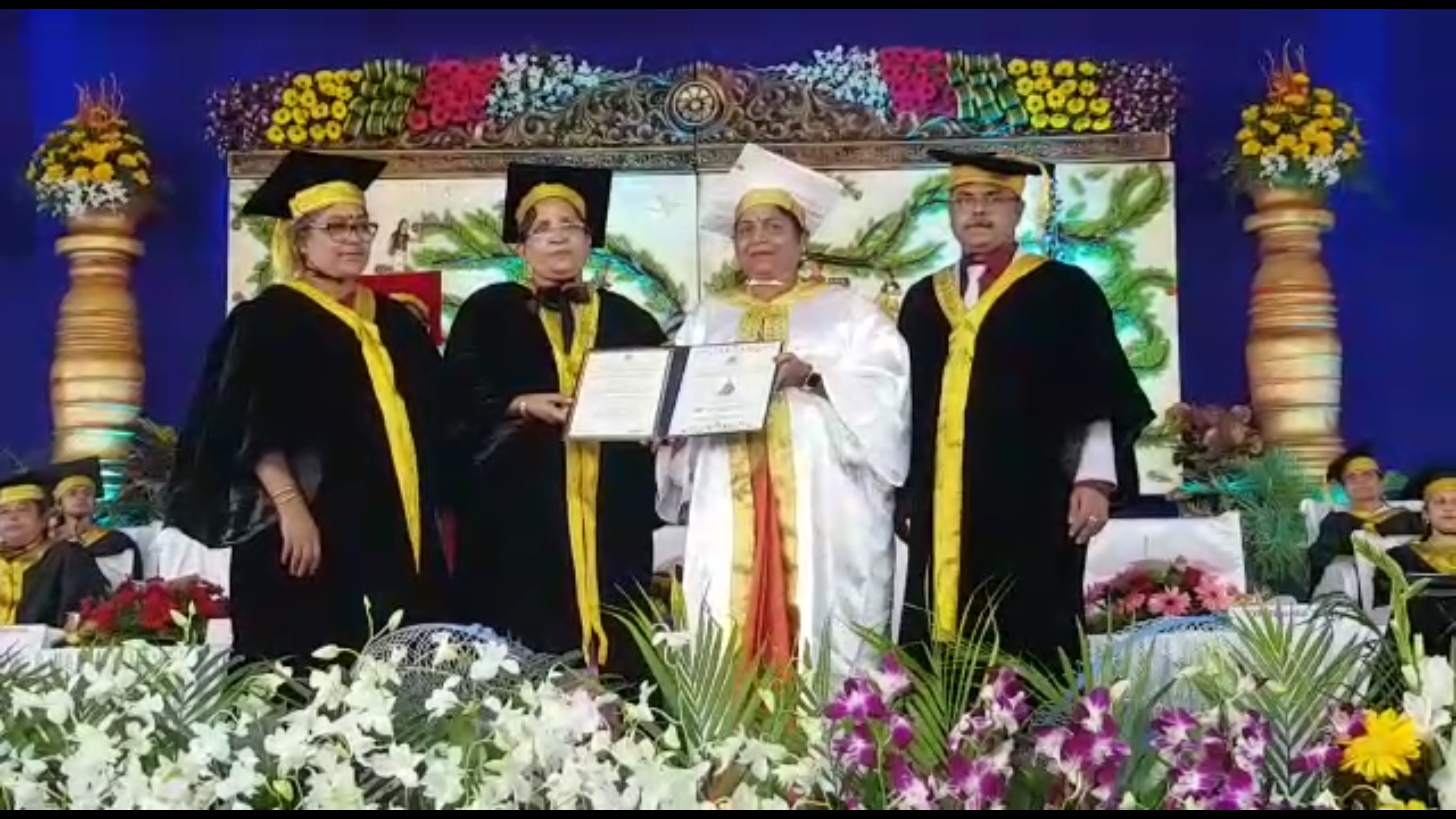 ಸಂಗೀತ ಕಲಾವಿದೆ ನಂದಾ ಪಾಟೀಲರಿಗೆ ಗೌರವ ಡಾಕ್ಟರೇಟ್ ಪ್ರದಾನ