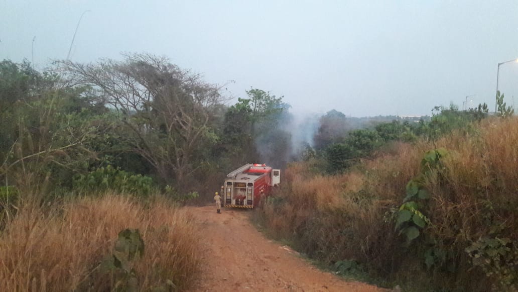 ಪಾಣೆಮಂಗಳೂರು: ಗೂಡಿನಬಳಿ ಸಮೀಪ ಗುಡ್ಡಕ್ಕೆ ಬೆಂಕಿ