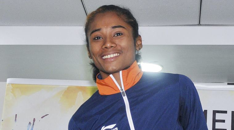 ದ್ವಿತೀಯ ಪಿಯು ಮಂಡಳಿ ಪರೀಕ್ಷೆಬರೆಯುವ ಜೊತೆಗೆ ತರಬೇತಿ ನಡೆಸುತ್ತಿರುವ ಓಟಗಾರ್ತಿ ಹಿಮಾ ದಾಸ್