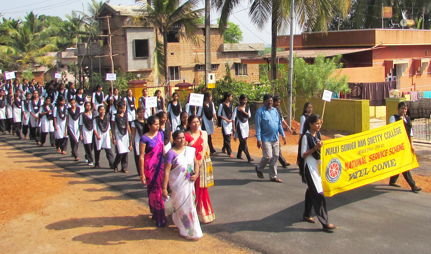 ಶಿರ್ವ: ಕಾಲೇಜು ವಿದ್ಯಾರ್ಥಿಗಳಿಂದ ಮತದಾನ ಜಾಗೃತಿ ಜಾಥಾ