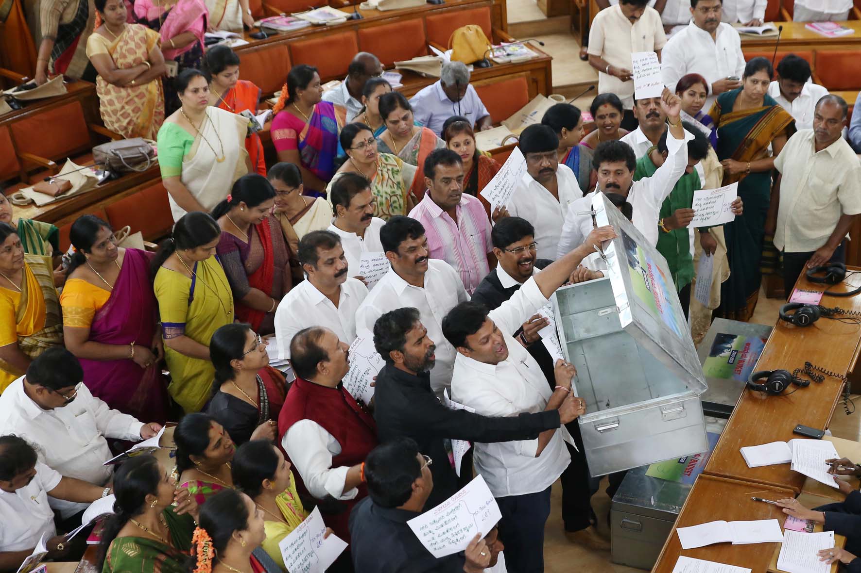 ಬಿಬಿಎಂಪಿ ಬಜೆಟ್ ಮಂಡನೆಗೆ ಪ್ರತಿಪಕ್ಷ ಬಿಜೆಪಿ ವಿರೋಧ
