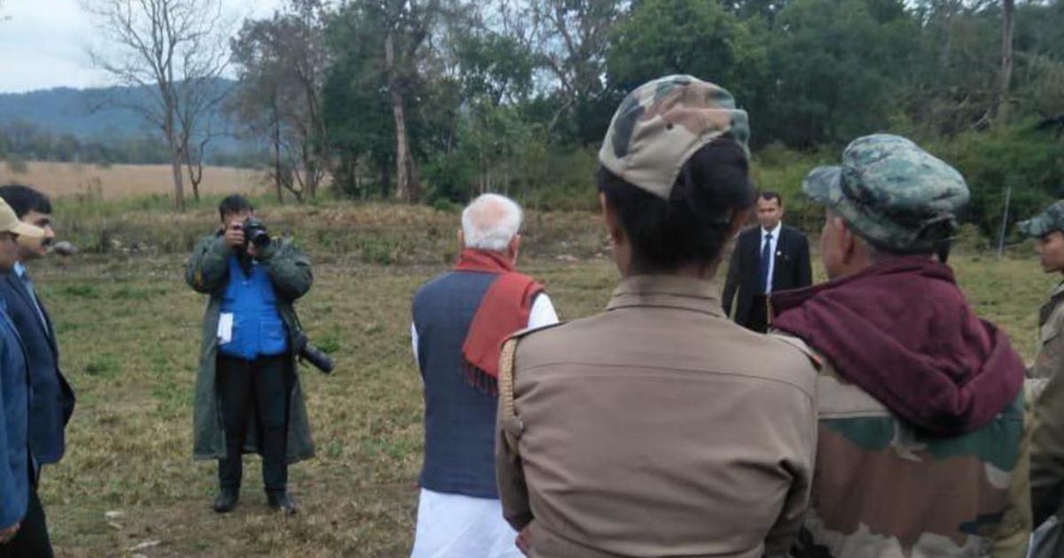 ಪುಲ್ವಾಮಾ ದಾಳಿ ನಡೆದ ಕೆಲ ಗಂಟೆಗಳಲ್ಲೇ ಫೋಟೊಶೂಟ್ ನಲ್ಲಿ ಪಾಲ್ಗೊಂಡ ಮೋದಿ