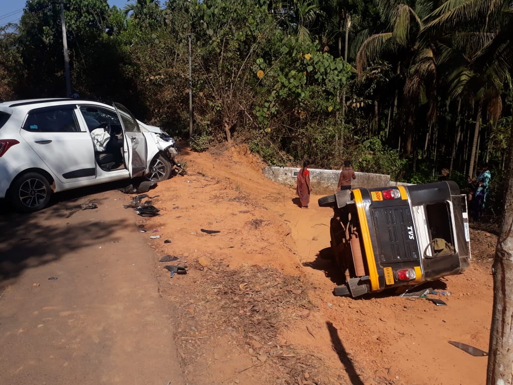 ಬಂಟ್ವಾಳ: ಕಾರು ಢಿಕ್ಕಿ; ರಿಕ್ಷಾ ಚಾಲಕನಿಗೆ ಗಾಯ