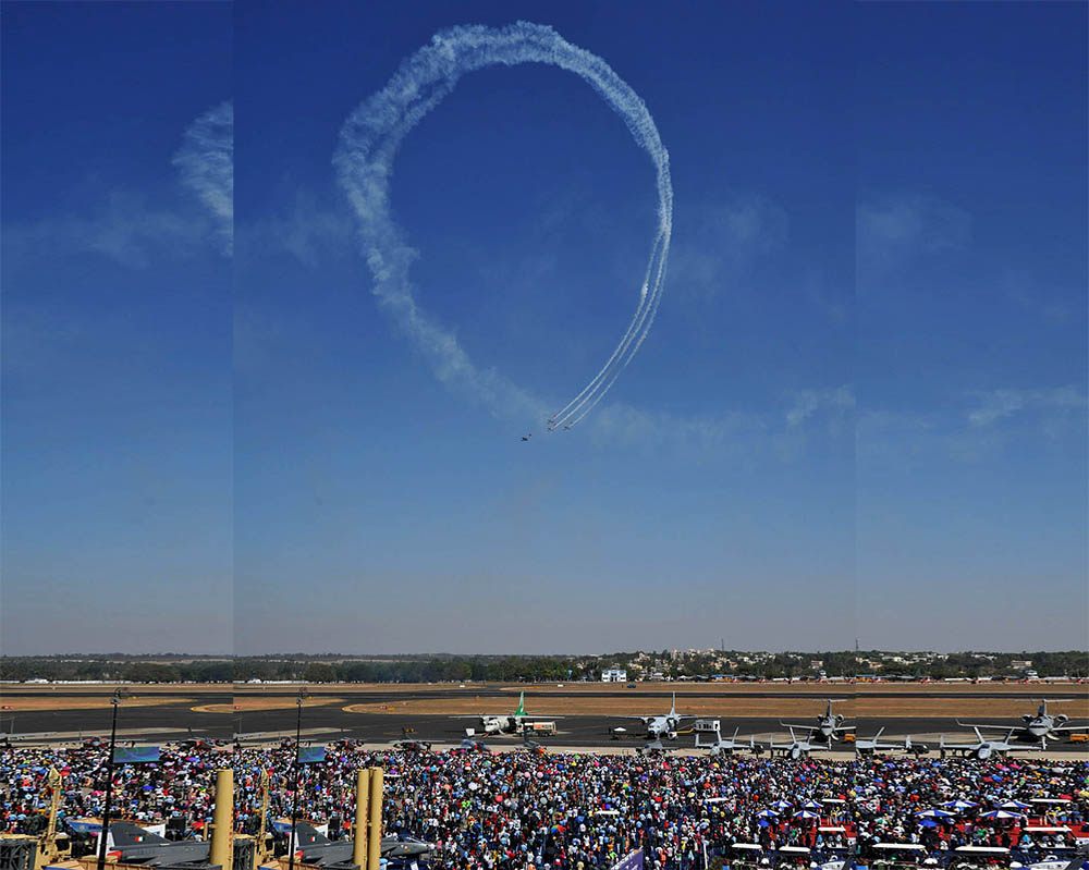 ಏರೋ ಇಂಡಿಯಾ ವೈಮಾನಿಕ ಹಬ್ಬಕ್ಕೆ ವಿಧ್ಯುಕ್ತ ತೆರೆ