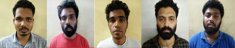 ದರೋಡೆಗೆ ಸಂಚು: ಐವರು ಅಂತರ್ ರಾಜ್ಯ ಆರೋಪಿಗಳ ಬಂಧನ