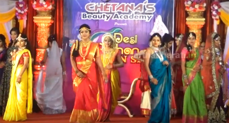 ಮದುಮಗಳ ಸೌಂದರ್ಯ ಅನಾವರಣಗೊಳಿಸಿದ ‘ದೇಶೀ ದುಲ್ಹನ್ ಫ್ಯಾಶನ್ ಶೋ’