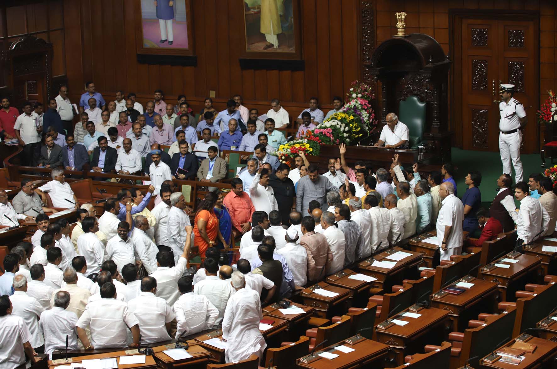 ಬಿಜೆಪಿ ಗದ್ದಲಕ್ಕೆ ಎರಡನೆ ದಿನದ ಕಲಾಪವೂ ಬಲಿ