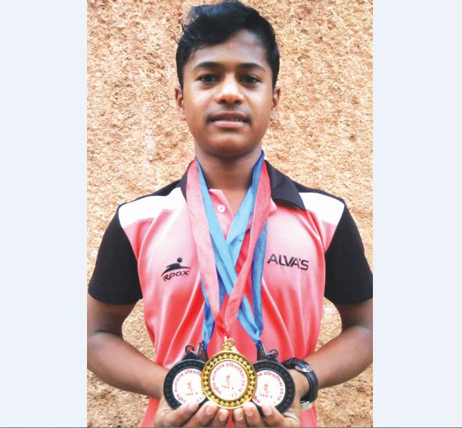 ಆಳ್ವಾಸ್‌ನ ವೀರಭದ್ರ ಮುಧೋಳ ಆಯ್ಕೆ